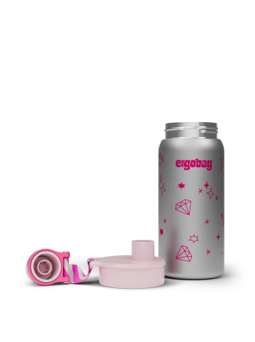 ergobag Edelstahl Trinkflasche Glitzer