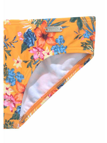 Bustier-Bikini in gelb-bedruckt