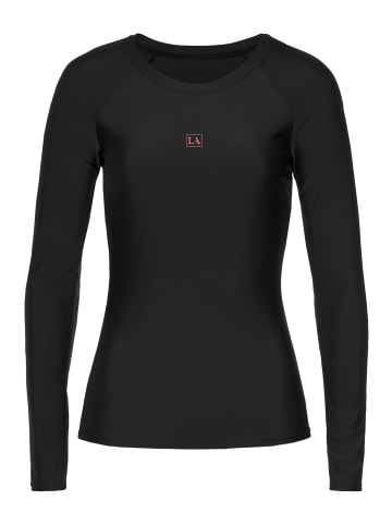 Bade-Shirt in schwarz