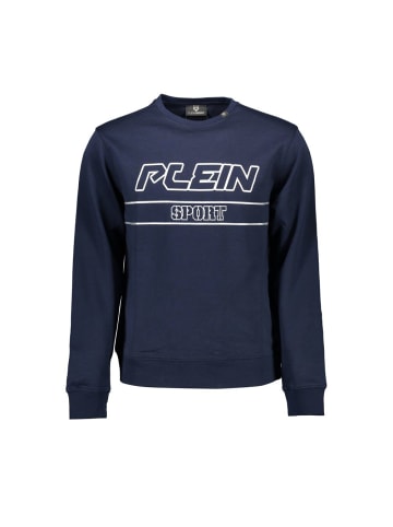 Blau Baumwolle Herren Sweatshirt