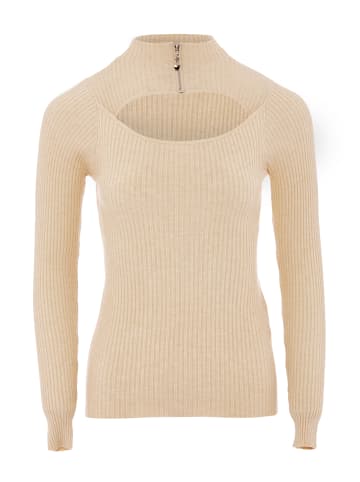 Damen Strickpullover in Beige