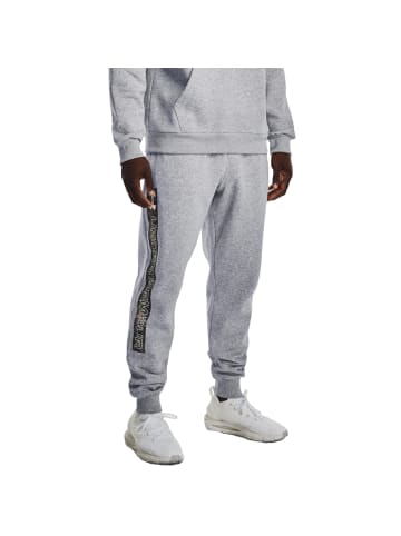 Under Armour Rival Fleece Graphic Joggers in Grau