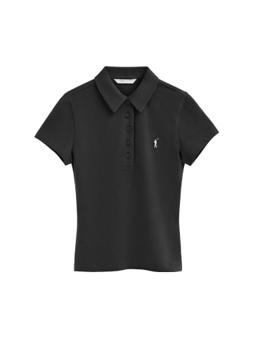 Poloshirt WOMAN RIGBY GO POLO SS W IO SHORT SLEEVE SLIM FIT in Schwarz