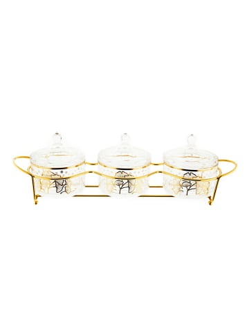Almina 7 Teiliger Snack-Set Servierschalen für Snacks mit in Cicek