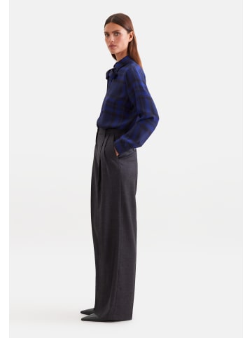 Hemdbluse Regular in Mittelblau