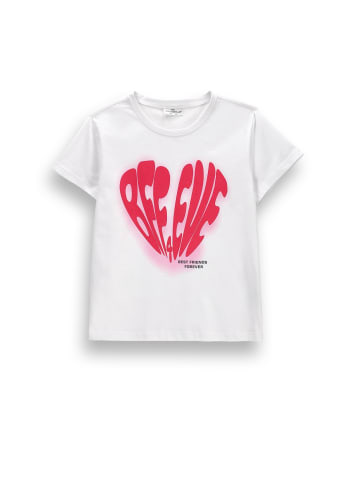T-Shirt mit kurzen Ärmeln in weiß
