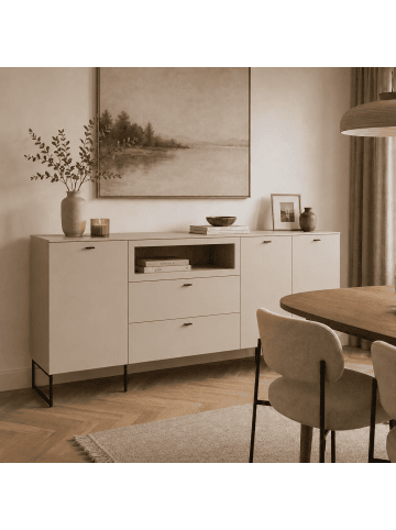Sideboard VELA in Kaschmir - (W)191  x (H)84  x (L)42 cm