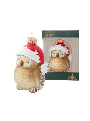 Baumschmuck-Glasornament in Bunt