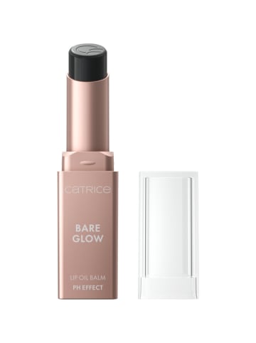 Lippenöl-Balsam Bare Glow Lip Oil Balm - 30 Dark Ruby Red