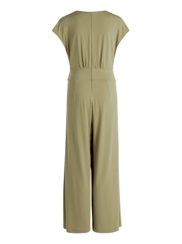 Jumpsuit mit Raffung in Soft Olive