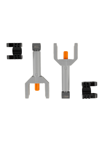Technic 2x Linearantrieb m. Befestigung - ab 3 Jahren in multicolored