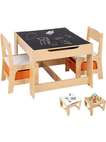 3 tlg. Kindersitzgruppe 3-7 Jahren in Orange