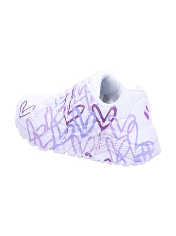 Sneaker UNO LITE - SPREAD THE LOVE in Weiß/lila