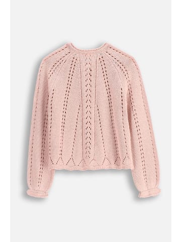 Cardigan in gedämpftes Rosa