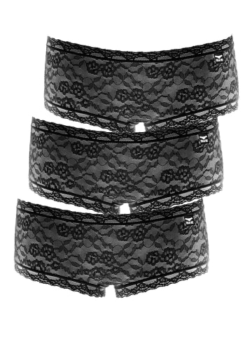 3er Pack Panty in schwarz