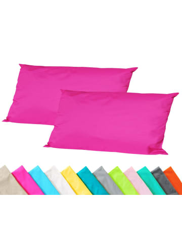 2er Set Outdoor Kissenhülle 30x50cm in Pink