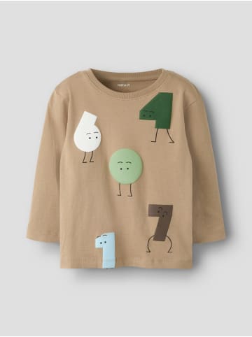 Nmmolaf Langarmshirt in dune
