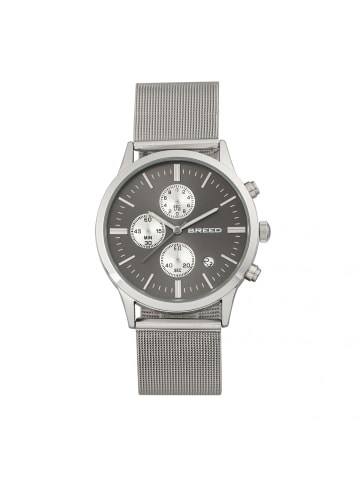 Espinosa Armbanduhr mit Mesh-Armband in Silver/Gunmetal