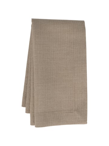 Serviette 2er-Pack Loft in taupe