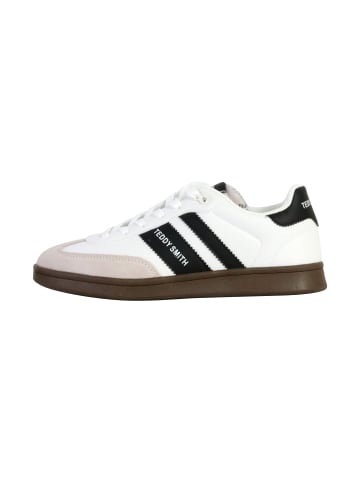 Leder-Sneaker Weiß