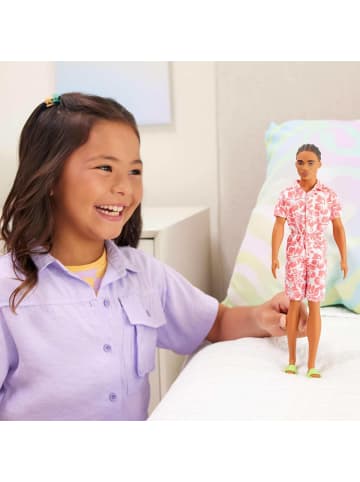 Barbie Fashionistas Ken-Puppe Nr. 235 brünett Hawaii Jumpsui HYT99  3+
