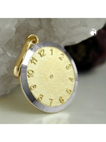 Anhänger 12,4mm 9Kt GOLD in gold