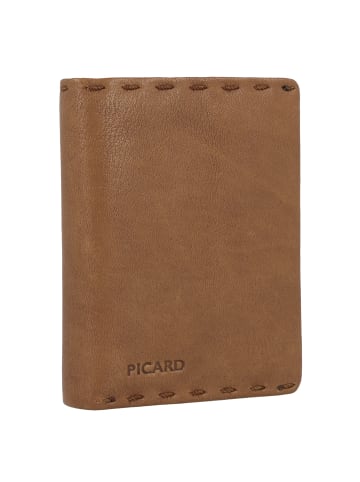 Ranger 1 Geldbörse RFID Schutz Leder 8 cm cognac