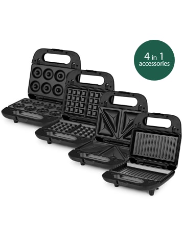 Sandwichmaker 4 in 1 JOY600 in Schwarz
