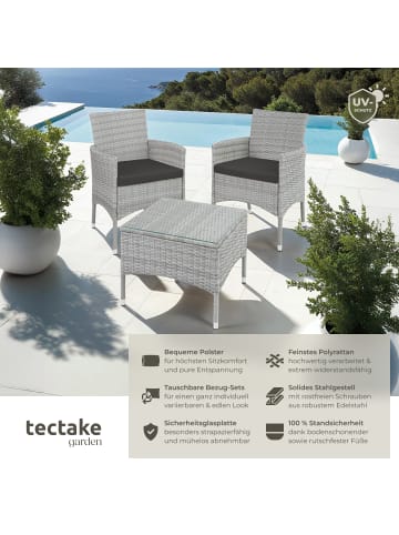 Rattan Gartenset für 2 Personen, 2 Bezugssets