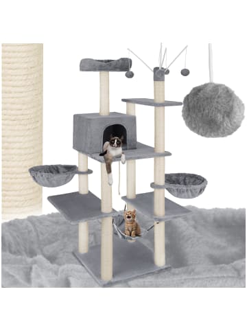 Katzenbaum Lilou 165 cm Diverse Farben  (Grau)