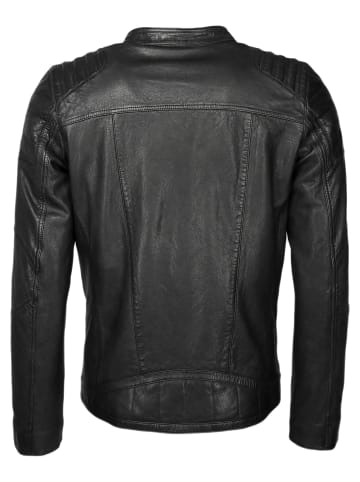 Lederjacke Wellington in schwarz