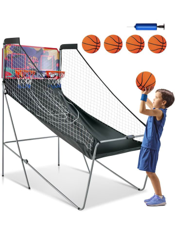 Basketball Automat inkl. 4 Bällen in Schwarz