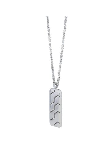 Unisex Halskette mit Anhänger – aus Edelstahl in silber