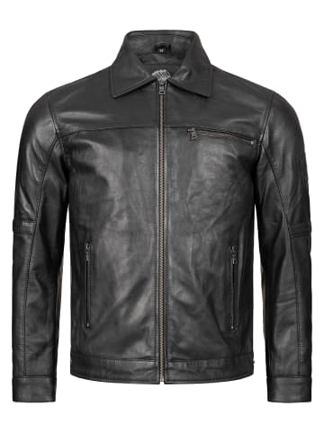 Lederjacke in Schwarz