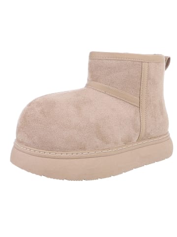 Stiefelette in Hellbraun