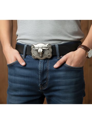 Herren Ledergürtel in Schwarz