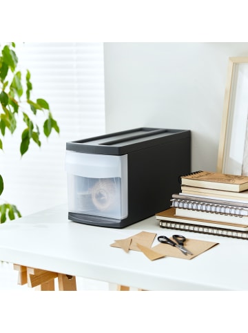 Systemix Schubladenbox mit 7l Schub, Kunststoff (PP) in Anthrazit