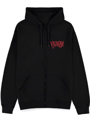 Pullover "Venom - Anti-Venom Men's Zipper Hoodie" in Schwarz