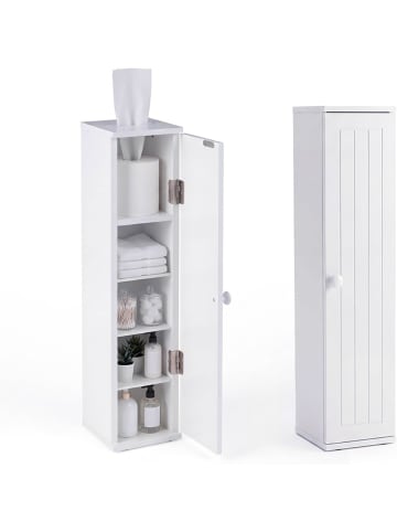Toilettenpapier Schrank in Weiß
