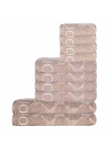 Handtuch 10er Pack in Beige