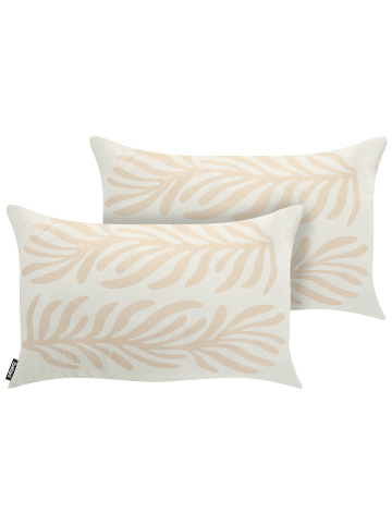 2er-Set Gartenkissen ALISMA in Beige