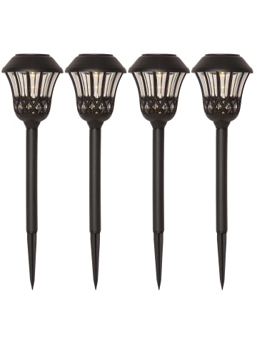 Solar-Gartenleuchte Lace 4er Set, Dämmerungssensor
