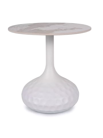 Couchtisch Salo weiß Marmor 50 / 50 / 49cm