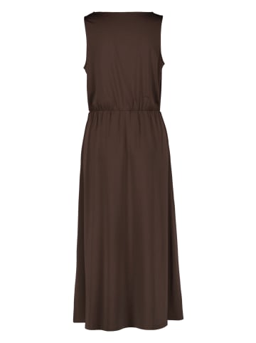 Midikleid mit Schnalle in Chocolate Plum