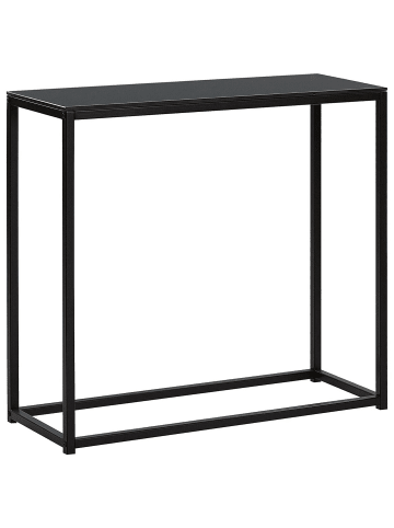 Konsolentisch DELANO in Schwarz - (W) 80 x (H) 76 x (L) 30 cm