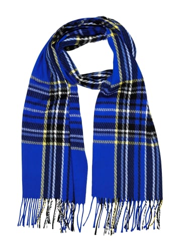 Winterschal " ItaloScot " in blau