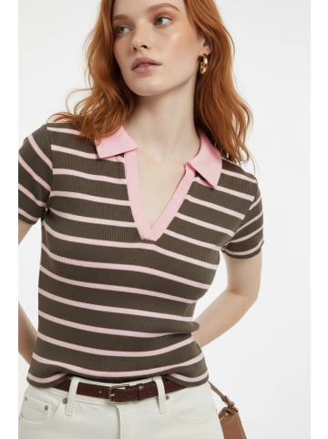 Shirt in Braun