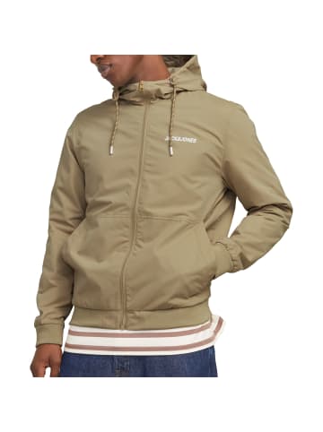 JJERUSH HOOD BOMBER in Beige
