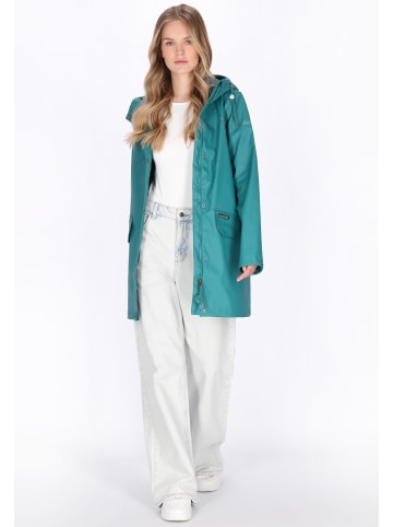 Women Coat in dark teal