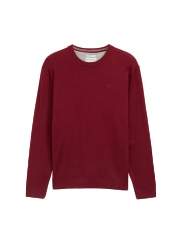 Pullover BASIC CREWNECK KNIT in Rot